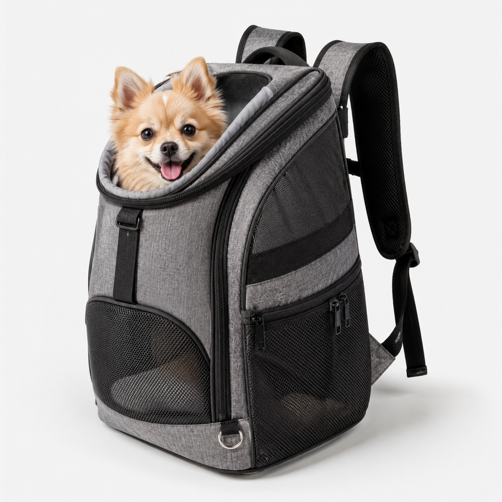 Airline-Friendly Expandable Pet Carrier Backpack — Comfortable Travel for Cats & Small Dogs