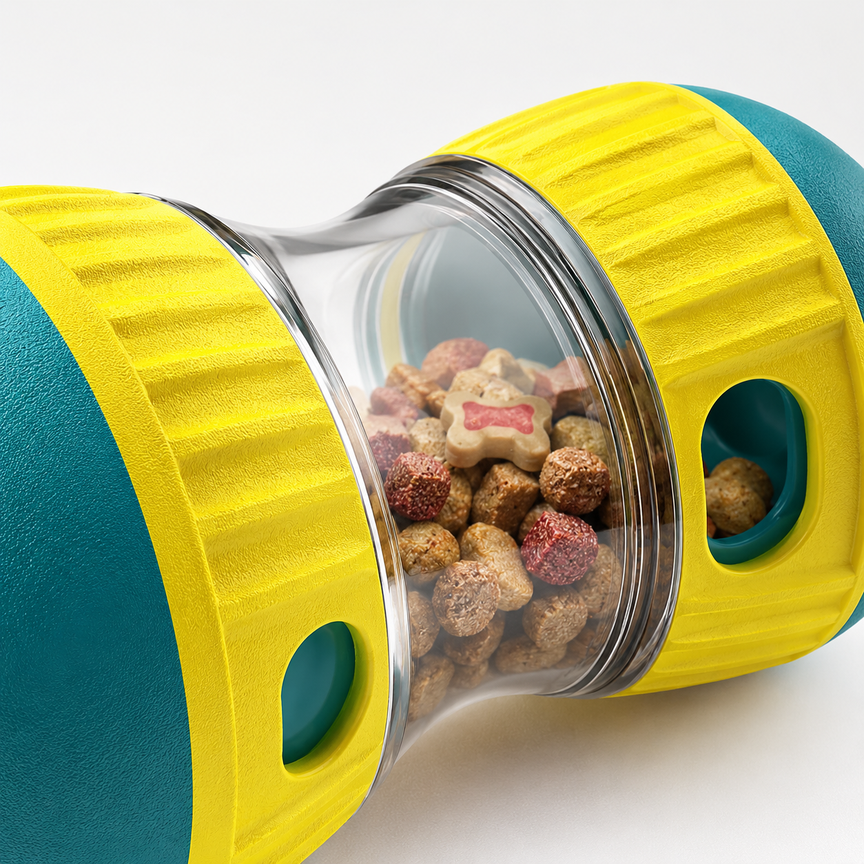 Interactive Wobble Dog Treat Dispenser — Enrichment Puzzle Toy